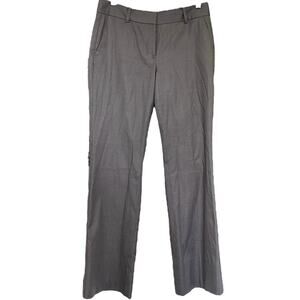 Ann Taylor grey pinstripe lined dress slacks trousers size 4